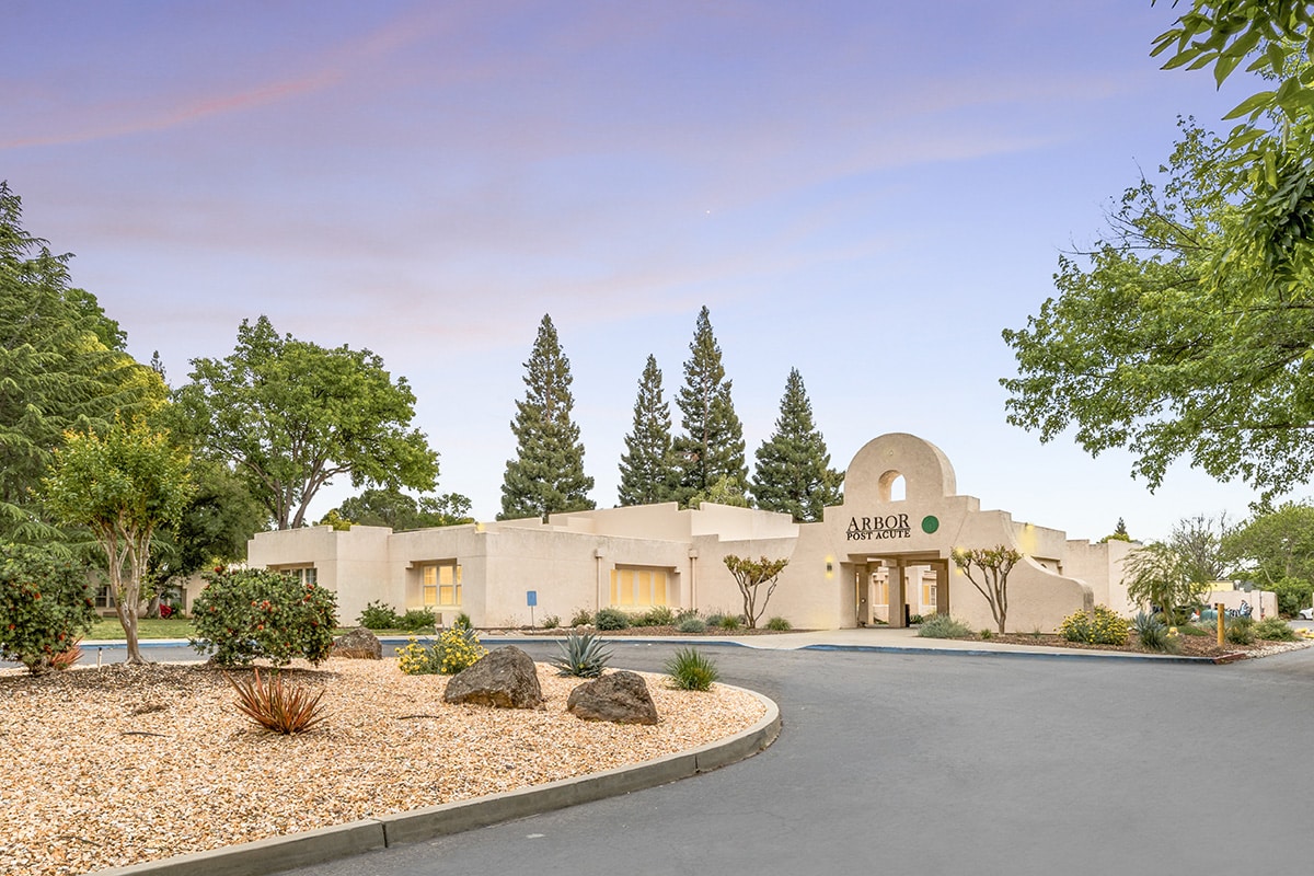 The front view of Arbor Post Acute
