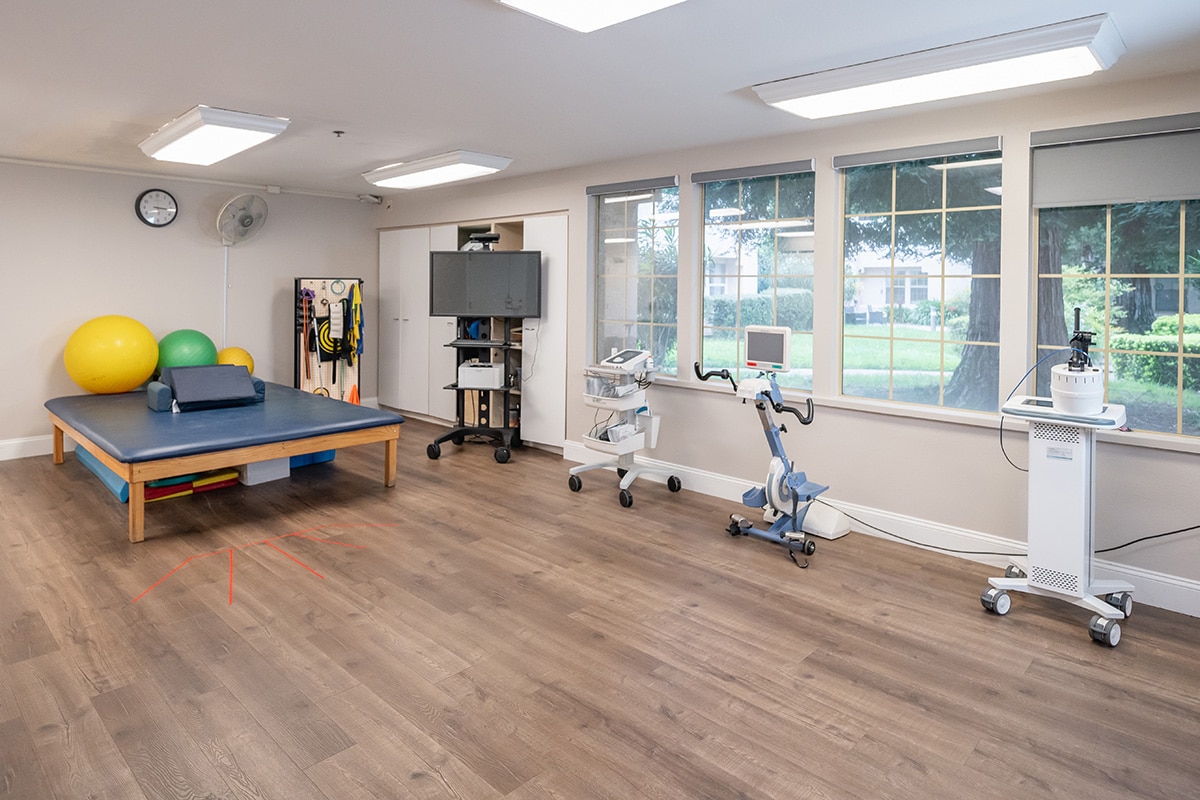 rehab gym at Arbor Post-Acute